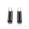 Encabezado de pin de 3.5 mm dual fila recta